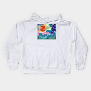 Midnight Meadow Kids Hoodie